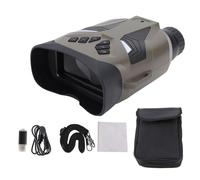 Cámara de Video con binoculares SustVita 4K con Captura de Fotos de 48MP Zoom Digital 8X Pantalla a Color de 3 Pulgadas y Soporte para Tarjeta de 128GB para Acampar y Actividades (Oro Mate)
