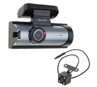 Cámara de video de 2 lentes 1080P para coche, detección de colisiones, cuenta con grabadora de conducción completa, cámara delantera y trasera de estacionamiento