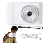 Cámara de vídeo digital 4K con 4400 W UHD, cámara compacta portátil con zoom digital 8X y antivibración, para adultos y niños, cámara ligera y fácil de usar para vlogging, viajes y todos los días