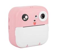 Cámara de Vídeo Digital, Mini Cámara Instantánea Fácil de Usar con Lentes Duales Delante y Detrás para Niños como Regalo de Cumpleaños para Niños y Niñas (Pink)