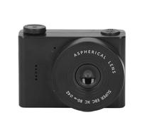Cámara de Vídeo Pequeña, Cámara CCD de Enfoque Automático de Doble Lente Frontal y Trasera HD 720P, Cámara de Grabación de Voz Portátil para Adolescentes Estudiantes (Black)