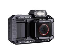 Cámara de video portátil 4K: estilos retro antiBlur, diseño fácil de usar para principiantes y viajeros, cuerpo a prueba de golpes para entusiastas de la aventura