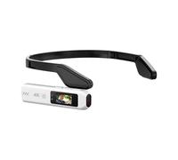 Cámara de video portátil 4K Ultra HD en primera persona, grabación de video manos libres, pantalla IPS de 0.96 pulgadas, gran angular de 110 grados para grabación de video Vlog
