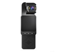 Cámara de video portátil de mano 1080P WiFi Body Cam con grabadora de clip para monitoreo de viajes de patrulla de seguridad al aire libre Negro 10x8x6cm