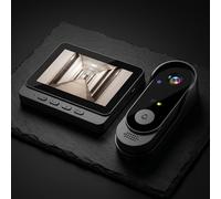 Cámara de Video Timbre con Pantalla IPS, con Grabación de Video, Audio Bidireccional y Visión Nocturna Ideal para , Oficinas en Casa y Apartamentos, y un Regalo Reassurante para Mayores