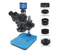 Cámara de Video VGA USB 1080P 48MP 2K 4K 50X 100X Juego microscopio trinocular estéreo simultáneo for reparación PCB Soldadura teléfonos(DAI Kong)