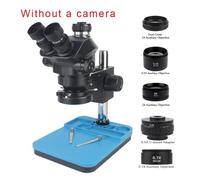 Cámara de Video VGA USB 1080P 48MP 2K 4K 50X 100X Juego microscopio trinocular estéreo simultáneo for reparación PCB Soldadura teléfonos(No Camera)