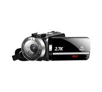 Cámara de vídeo Videocámara 2 PCS Video Camcorder Webcam Cámara con Zoom Digital 3.0 Pulgadas Pantalla táctil Visión Nocturna Video Digital