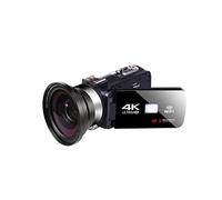Cámara de vídeo Videocámara Cámara de video 4k 4 8MP Vlogging for grabadora vlog WIFI Cam Nightshot con micrófono Video de videos Video Táctil Víjama de pantalla táctil Cámara de vlogueo multifunciona