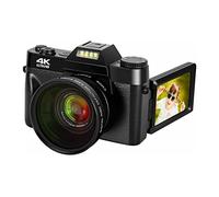 Cámara de vídeo Videocámara Cámara digital 4 8MP 4K Cámara vlogging cámara for grabación vlog 3 0fps Wi-Fi 16x Cámara de grabación de videocámaras de videos de zoom Cámara de vlogueo multifuncional