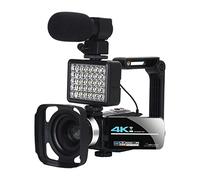 Cámara de vídeo Videocámara Hd Video Cámara Videocámara WiFi Visión nocturna Vlogging Cámara for transmisión en vivo 4k 56mp 3.0 Cámara de cámaras web de pantalla táctil pulgada Cámara de vlogueo mult