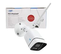 Cámara de Video vigilancia PNI IP660MP 3MP, inalámbrico, Exterior e Interior, Solo para Kit PNI House WiFi660