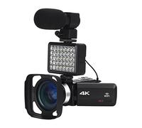 Cámara de vídeo Vlogging Cámara Grabadora Cámara digital 4K completa Videocámara Cámaras de video digitales Transmisión en vivo 18X Fotografía Grabadora de vlogging Cámara web Ultra HD(NO SD Card,Came