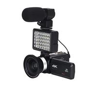 Cámara de vídeo Vlogging Cámara Grabadora Cámara digital 4K completa Videocámara Cámaras de video digitales Transmisión en vivo 18X Fotografía Grabadora de vlogging Cámara web Ultra HD(NO SD Card,Came