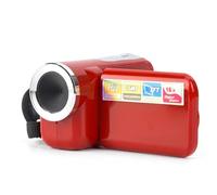 Cámara de Videocámara Digital,Cámara de Video con Soporte para Fotografía Digital con Zoom de 2, 1080*720,4k HD 16X,1080*720,4k Mejor Regalo de Cumpleaños,Christma,Vacaciones,Deportes(rojo)