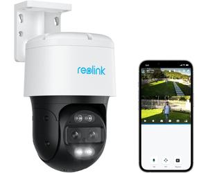 Cámara de videvigilancia con seguimiento 4k zoom hibrido reolink trackmix serie b770