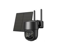 Cámara de vigilancia 4G LTE Solar con SIM 2K 3MP PTZ cámara inalámbrica 3 Colores IR visión Nocturna detección PIR(Solar CAM Only)