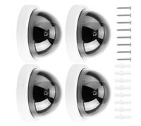 Cámara de vigilancia decorativa con luces LED simuladas, instalación rápida, disuasión de seguridad para uso en interiores y exteriores, dispositivo de disuasión falsa de CCTV