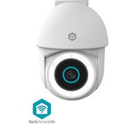 Cámara de Vigilancia Exterior IP SmartLife Wi-Fi 3Mpx 1296p Full HD (Blanco) - NEDIS