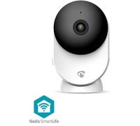 NEDIS Cámara Inteligente para Interiores, Wi-Fi, 3 MP Full HD 1296p, Monitor de bebés y Mascotas con detección de Movimiento y Sonido, visión Nocturna, Vista de 110°, Audio bidireccional, Compatible