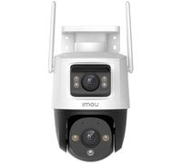 Cámara de vigilancia IP exterior WiFi Cruiser dual de 8 MP (blanca) - IMOU