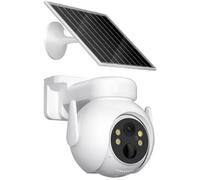 Cámara de vigilancia IP Wi-Fi Full HD de 3 MP para interiores y exteriores con detección de movimiento y panel solar - XO