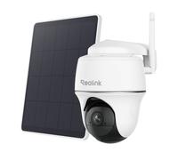 Cámara de vigilancia Reolink Argus Series B420 con panel solar 3 MP (2304 x 1296), alimentación solar o por batería, protección contra la intemperie IP65, detección inteligente