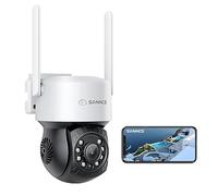 Cámara de vigilancia SANNCE con zoom digital y función de visión nocturna