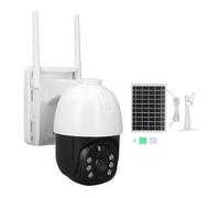 Cámara de vigilancia solar Wireless 3MP PTZ Outdoor 355 140 grados giratorios WLAN IP Cam HD Visión de noche
