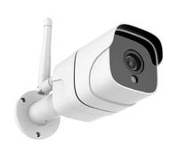 Cámara de vigilancia WIFI full HD 1080P Exterior (Blanco, Ángulo de detección: 180 °)