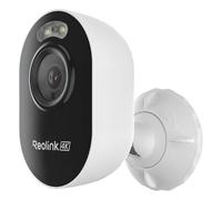 Cámara de vigilancia WLAN Reolink Lumus Serie E450 8MP (3840x2160), protección IP65 contra la intemperie, visión nocturna en color, potente proyector