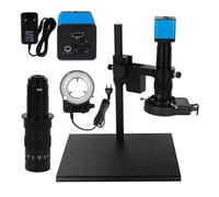 Cámara de visión artificial 1 6MP Video electrónico digital HDMI VGA Cámara de microscopio con soporte de carne grande 18 0x c Lente de montaje for laboratorio PCB IC CPU Soldadura Cámara CCTV industr