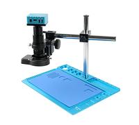 Cámara de visión Artificial Cámara de Video microscopio 160x Ultra HD 4K Cámara Industrial Teléfono Móvil PCB CPU Reparación de Soldadura Cámara CCTV Industrial