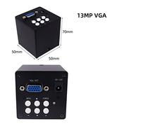 Cámara de visión artificial Completo HD 2K 48MP 21MP Laboratorio de video VGA HDMI USB Cámara de microscopio 13 0x 180x Zoom C Mount Lens for tarjeta de circuito impreso Mira la reparación del teléfon