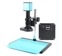 Cámara de visión Artificial HD Cámara Industrial 1080P Manual Auto Zoom Focus, sin demora, sin frotis, Conjunto de microscopios 180x Cámara CCTV Industrial