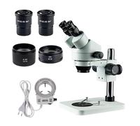 Cámara de visión artificial Microscopio de soldadura binocular de joyería for teléfono celular de teléfono inteligente 3. 5x-270x 180x 90x 45x Zoom W Ith Mount Oyepiece objetivo Lente Cámara CCTV indu