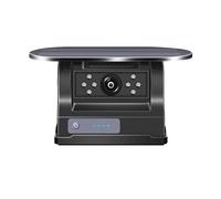 Cámara de visión trasera 5G WiFi HD, panel solar, 100 m, magnética, inalámbrica, AI, alarma de punto ciego, compatible con autobús, furgoneta, camión, RV, visión frontal y trasera, DVR, cámaras de