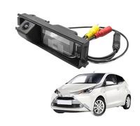Cámara De Visión Trasera Cámara De Visión Trasera con Ojo CCD HD AHD para Peugeot para 108 2014-presente, Monitor Marcha Atrás para Coche(C135 AHD 720P)