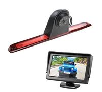 CáMara De VisióN Trasera Cámara HD 3. ª Luz Freno Visión Nocturna Trasera Marcha Atrás De Respaldo para MB Mercedes para Sprinter para W906 W 906 1500 2500(5.0inch Monitor)