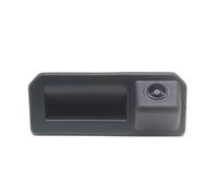 Cámara de visión Trasera Cámara Visión Trasera para Coche para Cayenne 2018-2019 AHD 1080P con Cámara Visión Trasera para La Manija del Maletero cámara Trasera(Fixed Ruler Line)