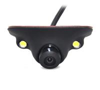 Cámara De Visión Trasera CCD HD Cámara Frontal Vista Respaldo para Estacionamiento Lateral, 2 Luces LED Infrarrojas, 360 Grados HD Cámara De Marcha Atrás