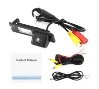 Cámara de visión Trasera CCD HD, Resistente al Agua IP68, Gran Angular de 170°, con visión Nocturna para estacionamiento, Compatible con Fluence Duster, ABS, Color Negro, 81,8 x