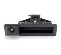 Cámara de visión trasera compatible con BMW Serie 3 5 X5 X6 E60 E70 E82 E90 Vehículo HD AHD 1080P lente ojo de pez coche cámara de respaldo inversa del mango del maletero (AHD1080P-175Deg) (AHD1080P