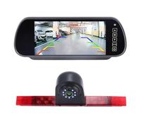 Cámara de visión trasera compatible con Carado V132 V337 Edition V339 T338 | T447 T67S Hella 2DA 343/Sunlight T68 Knaus Laika/Ducato AHD 1280Pixels Transporter - Luz de freno para cámara de techo