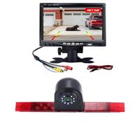 Cámara de visión trasera compatible con Carado V132 V337 Edition V339 T338 | T447 T67S Hella 2DA 343/Sunlight T68 Knaus Laika/Ducato AHD 1280Pixels Transporter - Luz de freno para cámara de techo