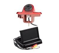 Cámara De Visión Trasera con Luz De Freno para Renault para Trafic 2001 2002 2003 2004 2005 2006 2007 2008 2009 2010 2011 2012 2013 2014(Foldable Screen)