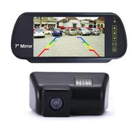 Cámara de visión trasera con pantalla LCD de 7 pulgadas, resistente al agua, sistema de asistencia de aparcamiento para Ford Transit MK6 MK7 Transit 2016 2017 2018 Transit V363 caja Bus Connect