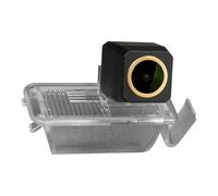 Cámara de visión trasera HD de 1280 x 720p, color dorado, compatible con Buick Park Avenue, Chevrolet, Sail, Camaro, FIAT 500 500C 2009-2015