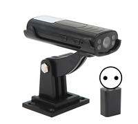 Cámara de visión trasera integrada con lente gran angular, visión nocturna infrarroja, detección de movimiento HD 1080P, control remoto mediante