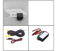 Cámara De Visión Trasera para Coche Visión Nocturna Cámara De Marcha Atrás Accesorios Impermeables CCD para Citroen C4 2012 2013 BLNETU(Camera with Filters)